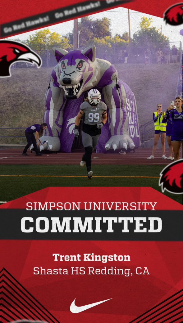 After speaking with my family and friends, I have decided to commit to Simpson University to further my academic and athletic career. @CoachSDD