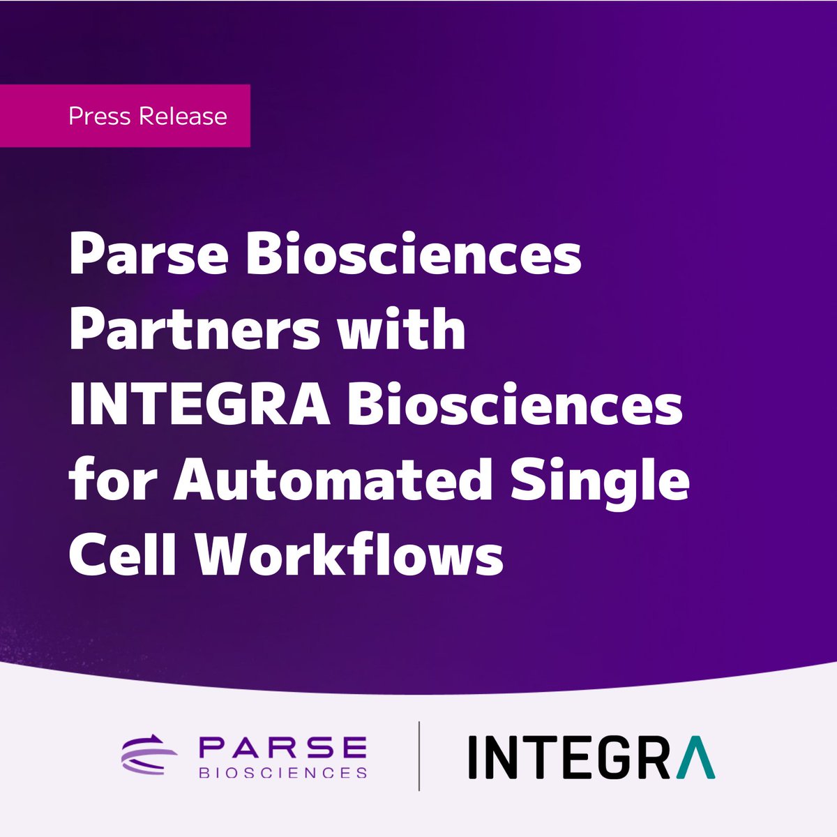 📣 We're excited to announce our latest partnership: Combining the scale of the Parse technology with the semi-automated liquid handling of the @INTEGRApipette Assist Plus, to significantly reduce hands-on time while further increasing throughput and efficiency of the workflow.