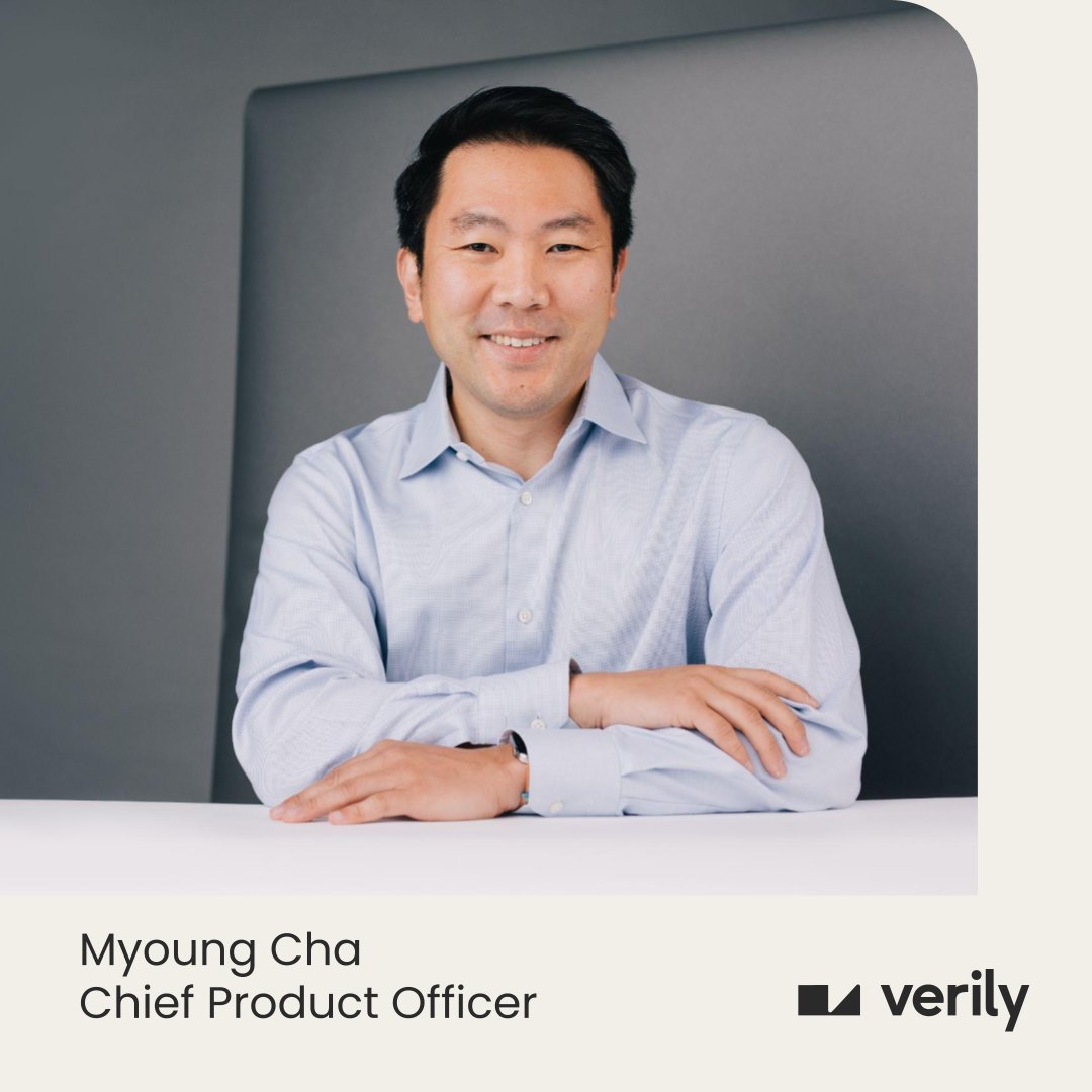 Today, we announced the appointment of Myoung Cha (@cha_myoung) as Chief Product Officer. He joins Verily from @CarbonHealth and previously @Apple, bringing two decades of experience developing innovative technologies to deliver more personalized care. bit.ly/3Sw89fT