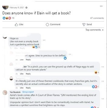 holidaycheer2's tweet image. Since we are on the topic—here is Yaz *before acosf was even released* lying to people that “Azriel’s book” comes next after acosf. Two words SJM has still yet to say. 😅

Also—that last stmt refutes her claim she was neutral pre-acosf. She went in looking for a replacement.