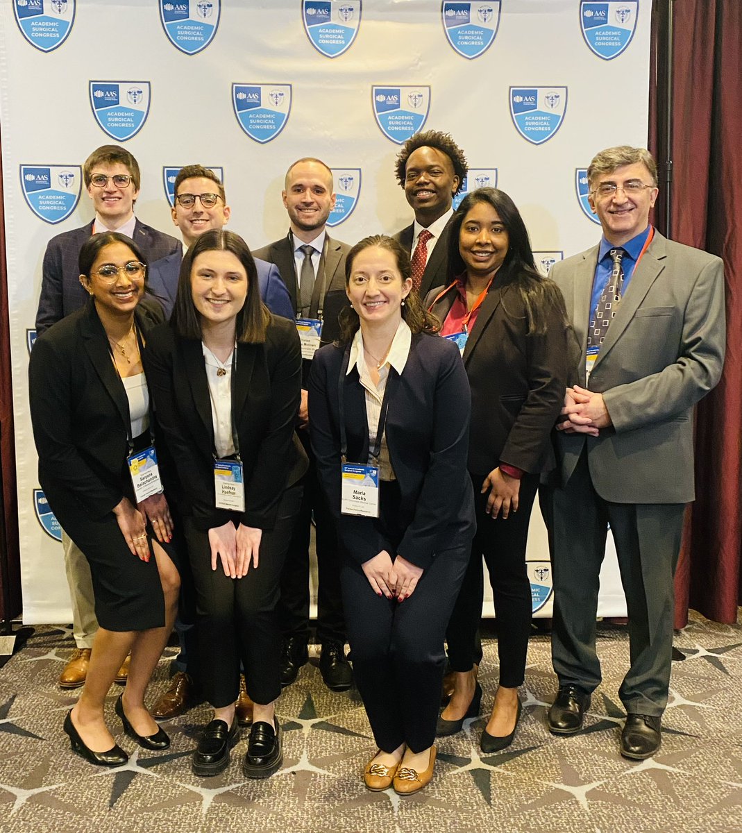 Tuesday's #ASC2024 team! Still more to come over the next two days. Amazing work and representation of <a href="/sunydownstate/">SUNY Downstate</a> from everyone on the team. <a href="/KougiasP/">Panos Kougias MD MSc</a> <a href="/tomasrafaeldm/">Tomás Daviú Molinari, MD</a> <a href="/sanjana618/">Sanjana Balachandra, MD</a> <a href="/BambergerJake/">Jake Bamberger</a> <a href="/TeddyWroblewski/">Teddy Wroblewski</a> <a href="/ShereneSharath/">Sherene Sharath</a>