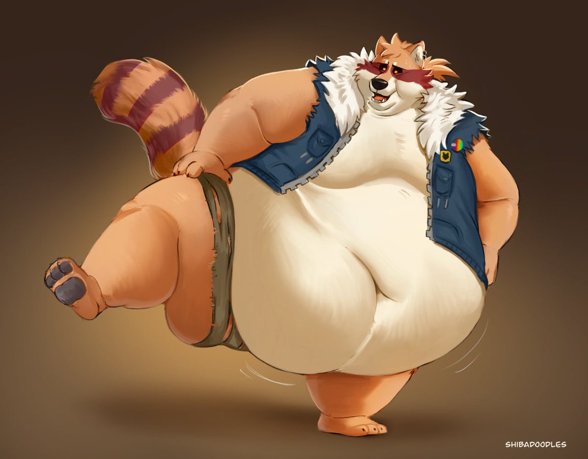 "A-am I doing this right...?"

Someone ate a sumo's dumpling that she shouldn't have...

A lovely gift that <a href="/Geraldo__Ray/">BIG Purple Derg 🐲</a> commissioned from <a href="/shibadoodles/">bsky.Shibadoodles</a> , thank you so much I love it 😭💙✨️