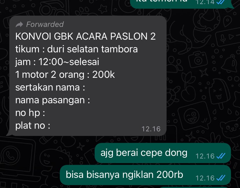ukubadio's tweet photo. Kumpulan iklan kampanye akbar 02 di GBK 10 feb🤣🤣 https://t.co/ki8tdOQq66