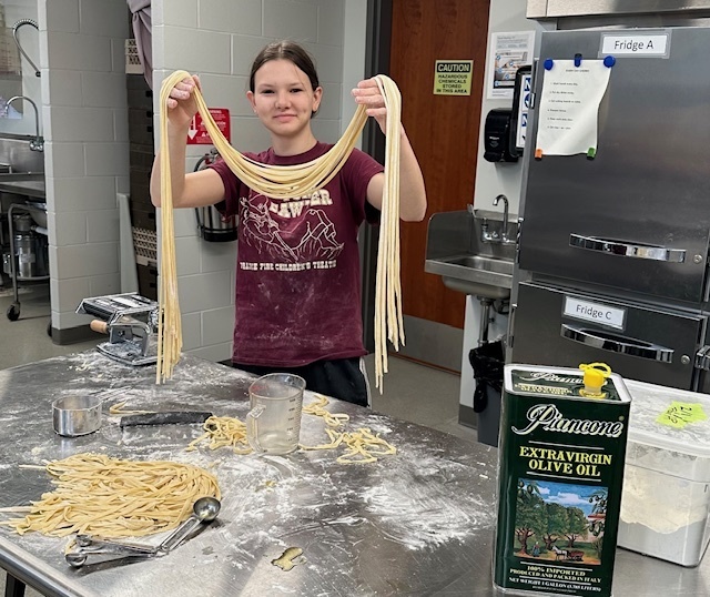 Culinary Students making Chicken Piccata