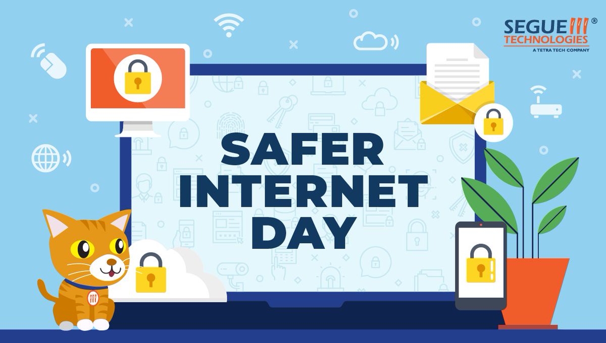 seguetech's tweet photo. Today is Safer Internet Day.

Safer Internet Day aims to raise awareness of a safer and better internet for all, where everyone is empowered to use technology responsibly, respectfully, and creatively.

#SegueTechnologies #TetraTech #SaferInternetDay #SID2024 https://t.co/jOgx3mAWDm