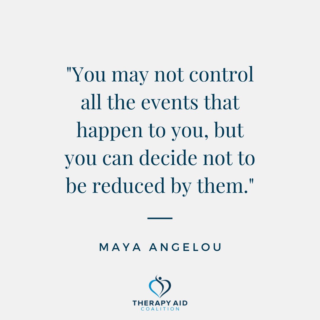 While we cannot control every thing that happens in our lives, we can choose to have agency around how we cope, heal and manage the impact. Gratitude for the great Maya Angelou for these words. 💜 #quotes #quotestoliveby #inspiringquotes #mayaangelou #healing #healingjourney