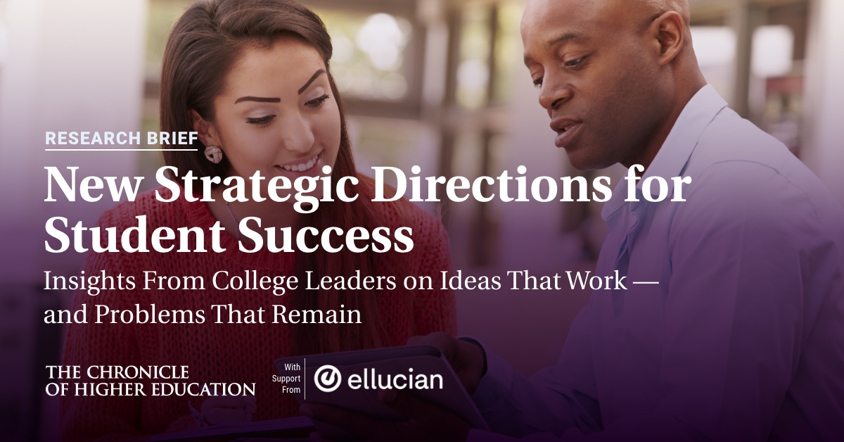UIAinnovation's tweet image. Without a clear, shared definition of #StudentSuccess, you cannot track progress.

Fix this by reading important insights from our CEO, @BBurnsEDU, and other higher ed leaders in @chronicle's report: bit.ly/3Fne3tJ

#HigherEd