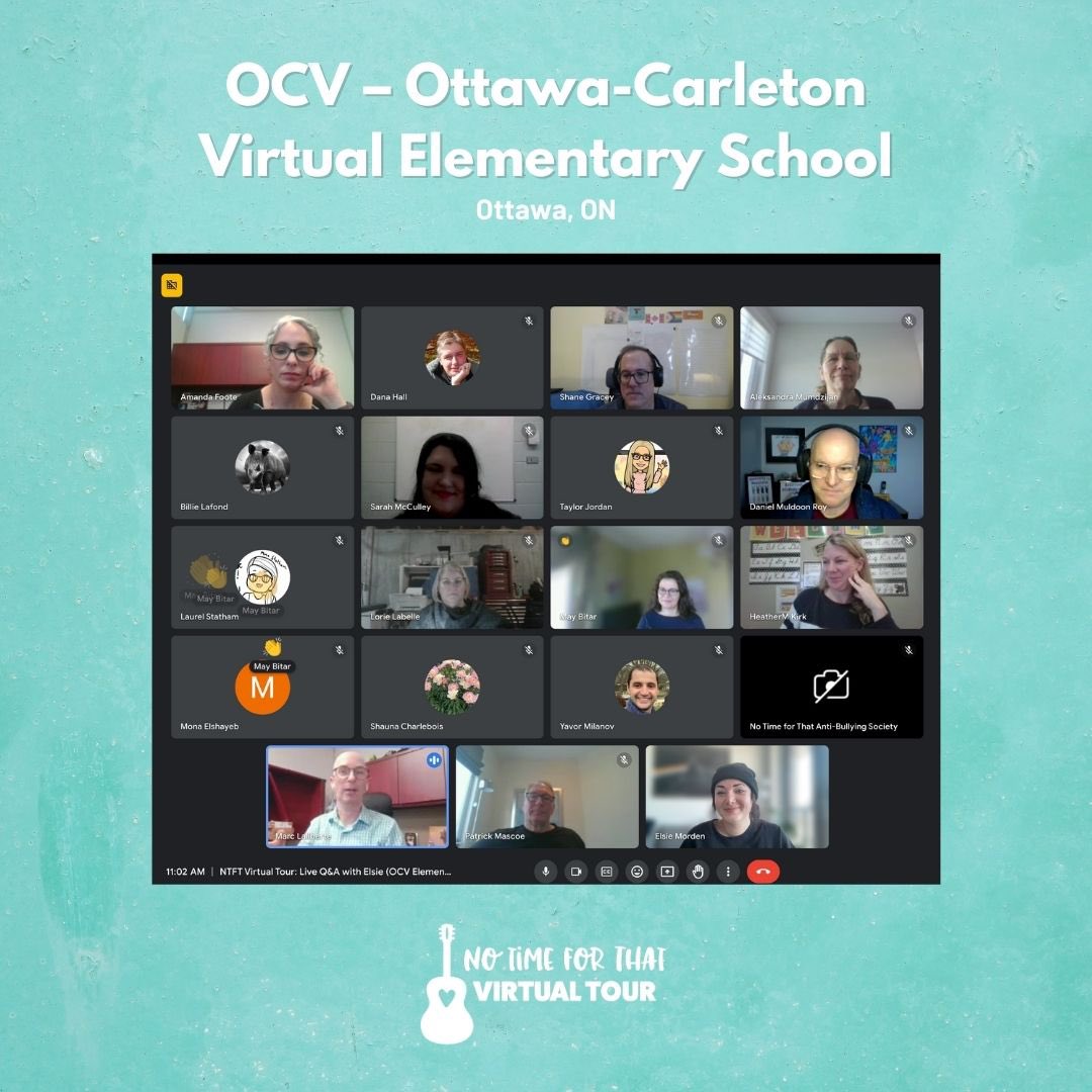 Today we kicked off our 2024 programming with a #NTFTvirtualtour presentation for the students and staff of Ottawa-Carleton Virtual Elementary School! The students had so many great questions and comments!