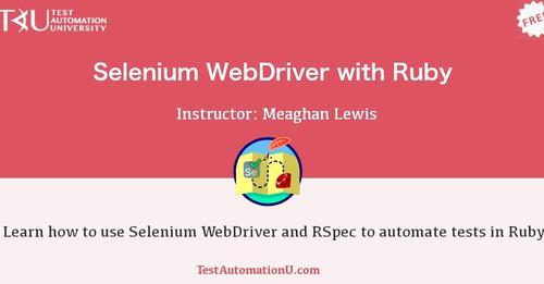 Want to learn more about <a href="/SeleniumHQ/">Selenium</a> #WebDriver? 

Then this course by Meaghan Lewis is for you!

Click to learn more ⤵️
applitools.info/e4o