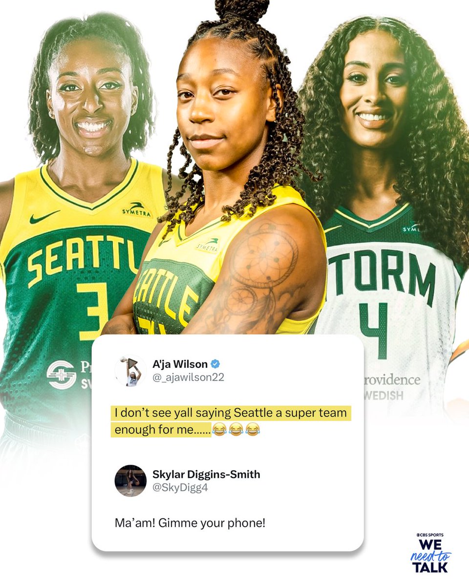 WeNeedToTalk's tweet photo. Ma’am! Gimme your phone!🤣

#wnba #superteam #basketball #stormcrazies #sports https://t.co/tr1Cntudx9