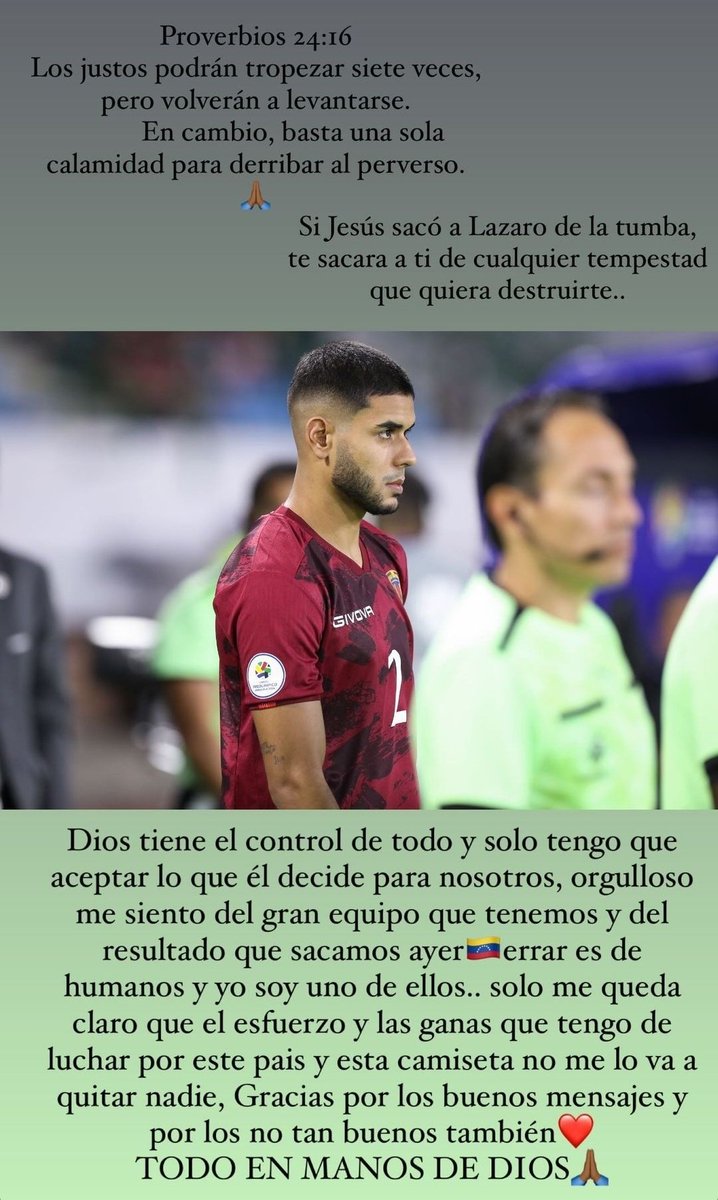 Las palabras de Carlos “Pipo” Vivas, todo un caballero. ¿Si me lo preguntan? ¡Palabras de todo UN CAPITÁN!
