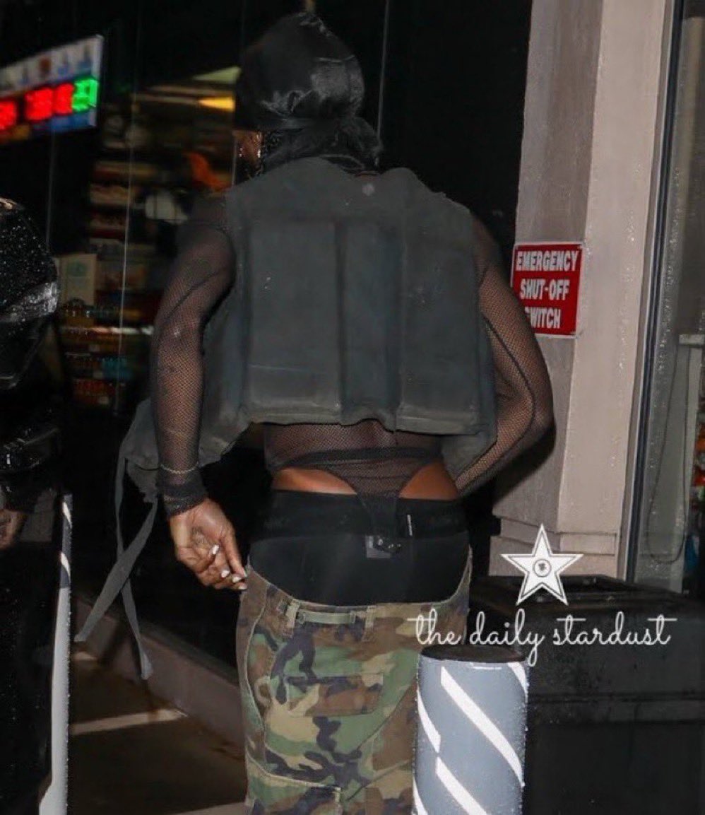 ً on X: Carti wearing a thong during black history month gotta be