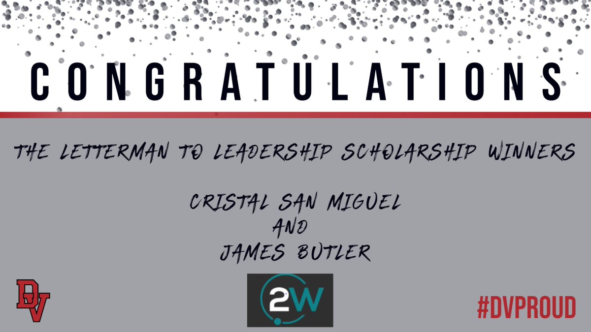 Congrats on your <a href="/2Wordstv/">2Words</a> Scholarships!
<a href="/DVISD_DVHS/">DelValleHS</a>
<a href="/DelValleISD/">Del Valle ISD</a> 
<a href="/delvallexc/">Del Valle XC</a>
@dvhsgirlssoccer
<a href="/DV_HS_Track/">Del Valle Track and Field</a>