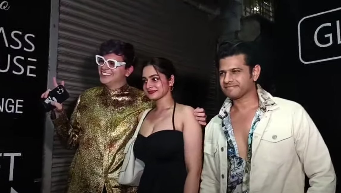 BiggBossMedia1's tweet photo. #NeilBhat #NavidSole and #AyeshaKhan at #AbhishekKumar's party
#AbhishekKumar𓃵 #AbhishekAvengers https://t.co/2xCMSNeH6Q