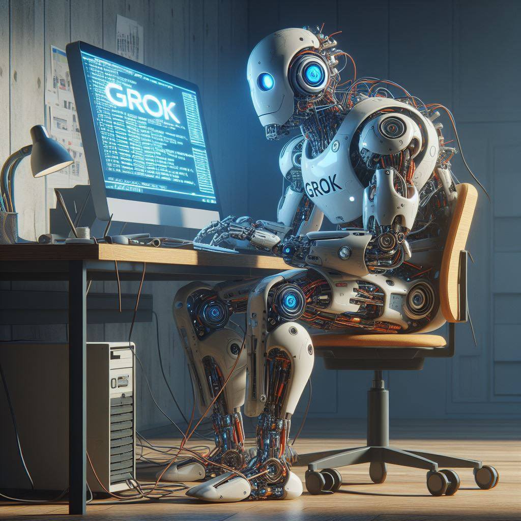 Grzesioxx's tweet photo. @Perry8k Bullish on #Grok ! https://t.co/raGqGC728A