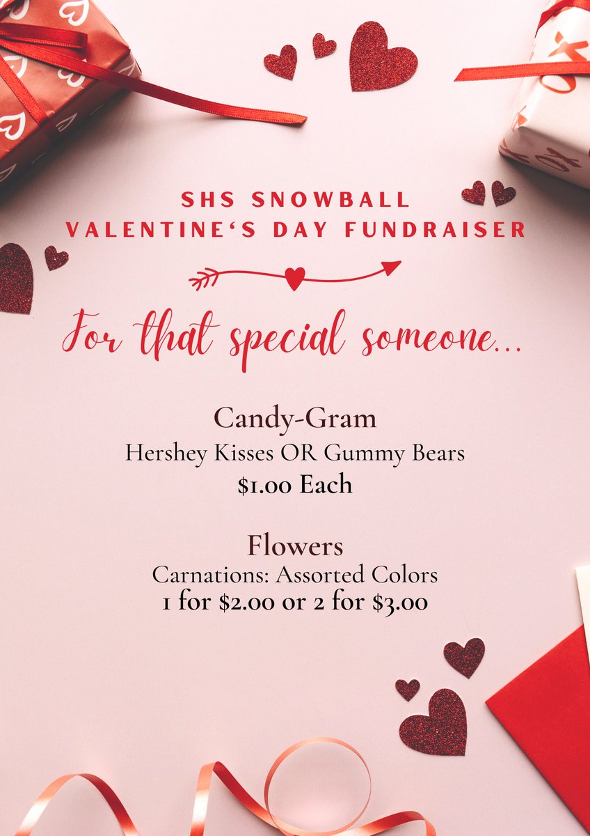 Only one day left to purchase your valentines!! If interested, please email Mrs. Park (tpark@streatorhs.org) by 3pm on February 7th. Include: Who the Valentine is FOR (First & Last Name) Who the Valentine is FROM WHAT you would like to purchase #shsdawgs #fundraiser