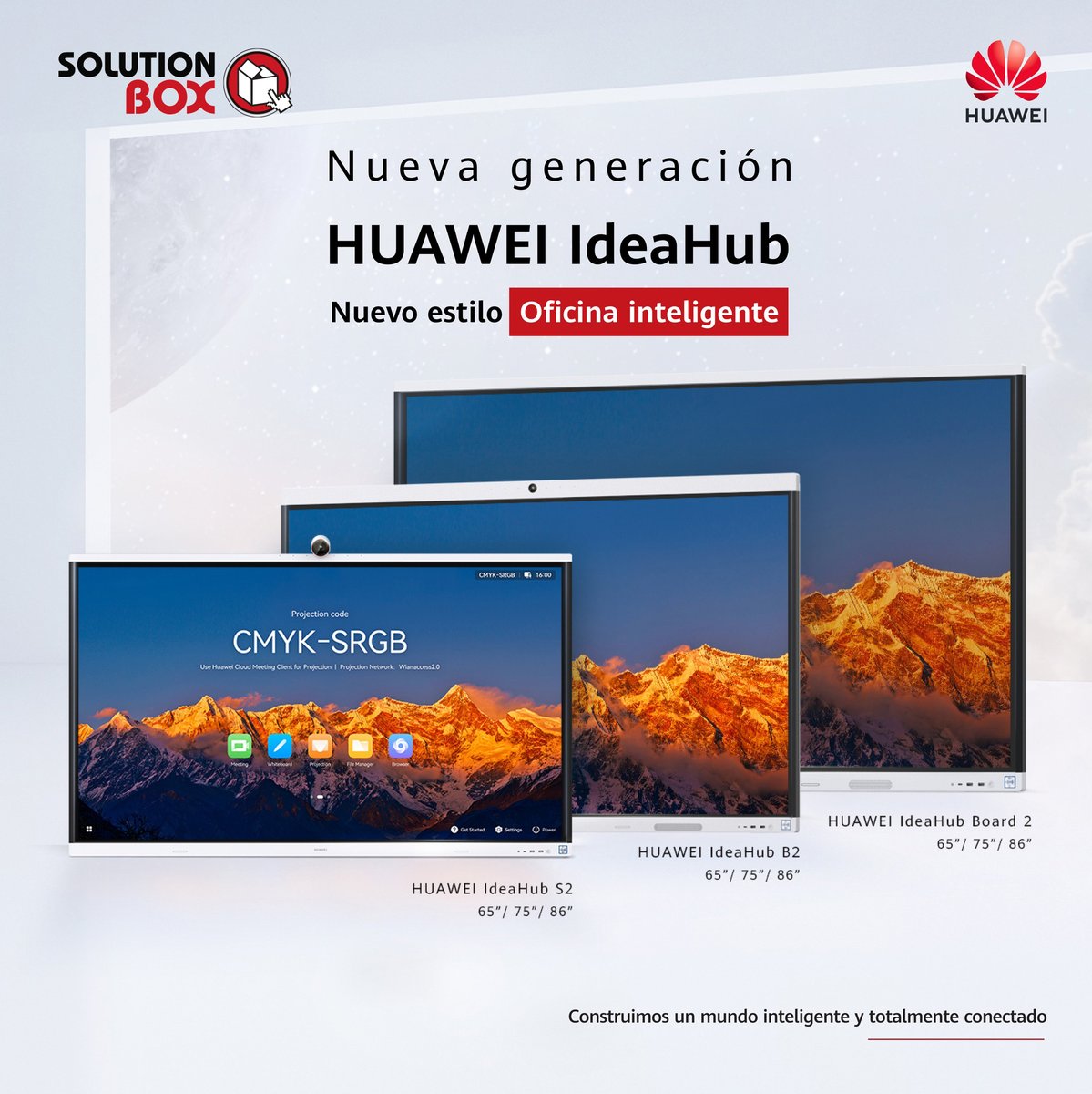 🖥️💼 ¡Expande tu Productividad con Huawei IdeaHub! 🚀📱

Descubre la potencia de Huawei IdeaHub, capaz de mostrar más de 1000 aplicaciones en ventanas duales para que puedas navegar, cambiar rápidamente y lograr más tareas simultáneamente.