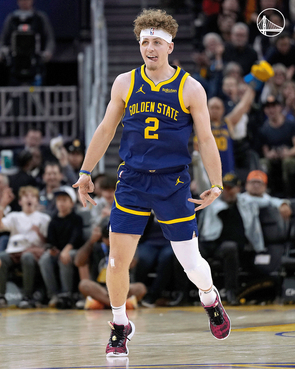 Brandin Podziemski is the first NBA rookie to have three straight double-doubles with 0 turnovers since... at least 1967-68 🤯