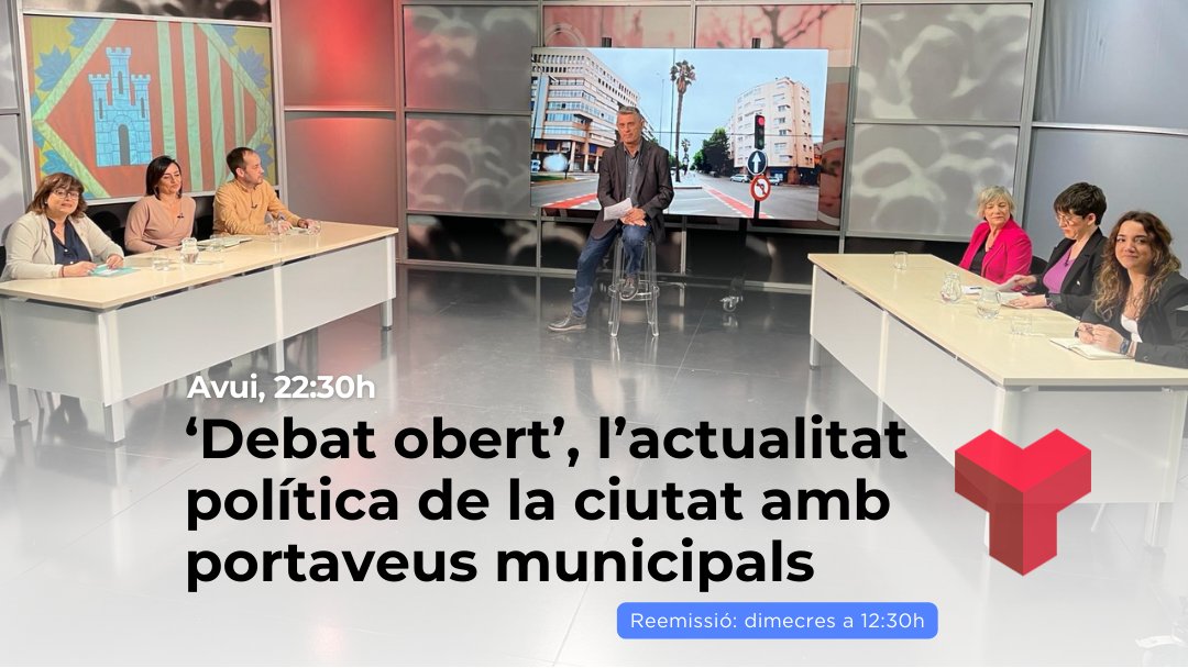 ‼️ 🗨️👥AVUI, #DebatObert | <a href="/FNovell/">Francesc Novell</a> modera el col•loqui amb representants de <a href="/TotperTerrassa/">Tot per Terrassa</a>
<a href="/ERCterrassa/">ERC Terrassa</a> <a href="/juntsxterrassa_/">Junts per Terrassa 🎗</a> <a href="/PSCTerrassa/">PSC Terrassa/❤️</a> <a href="/VoxTerrassa/">VOX Terrassa</a> i <a href="/PPTerrassa/">Populars de Terrassa</a> a l'<a href="/ajterrassa/">Ajuntament de Terrassa</a>

 🕥22:30h 
📺<a href="/CanalTerrassa/">Canal Terrassa</a>
🤳terrassadigital.cat | #Terrassa #apropteu

🔄Reemissió DX 12:30h