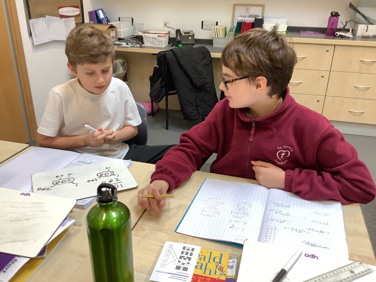 EKellyStAnnes's tweet photo. We are great teachers in year 6 at WW and enjoyed  teaching our peers how to simplify fractions today. @StAnnes_EHS @AWebbStAnnes https://t.co/0quFIBd7S1
