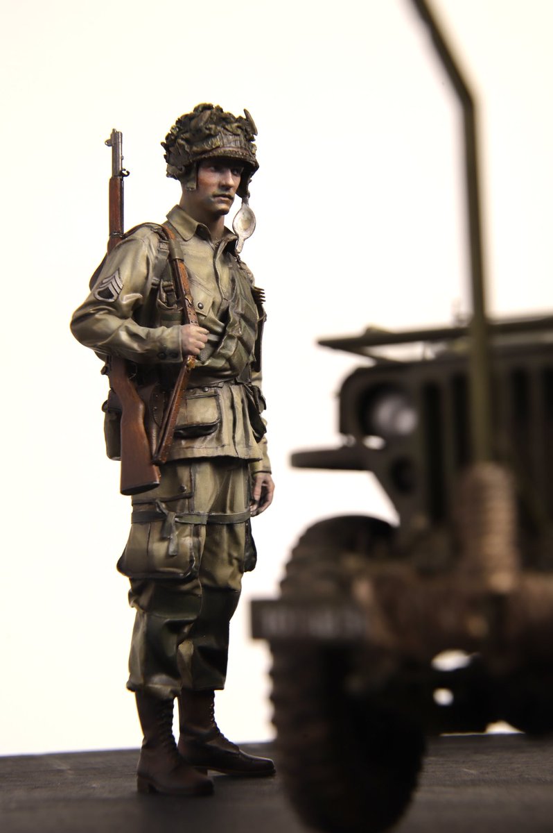 FChengpin's tweet photo. 1/16  US Wellys jeep and paratroopers! W.I.P https://t.co/HSpUsQbGe9