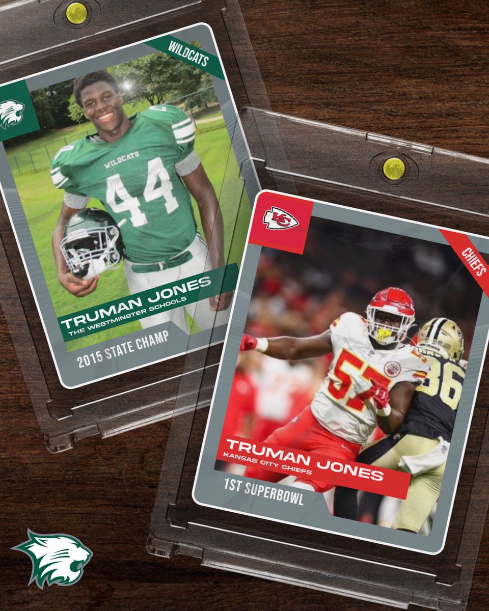 From playing at Alfred E. Thompson stadium to playing on the biggest stage in football. Proud alumni <a href="/buttkicker7/">Harrison Butker</a> &amp; <a href="/jones_truman/">44TrumanJ</a> representing Westminster in the #SuperBowl with the <a href="/Chiefs/">Kansas City Chiefs</a>