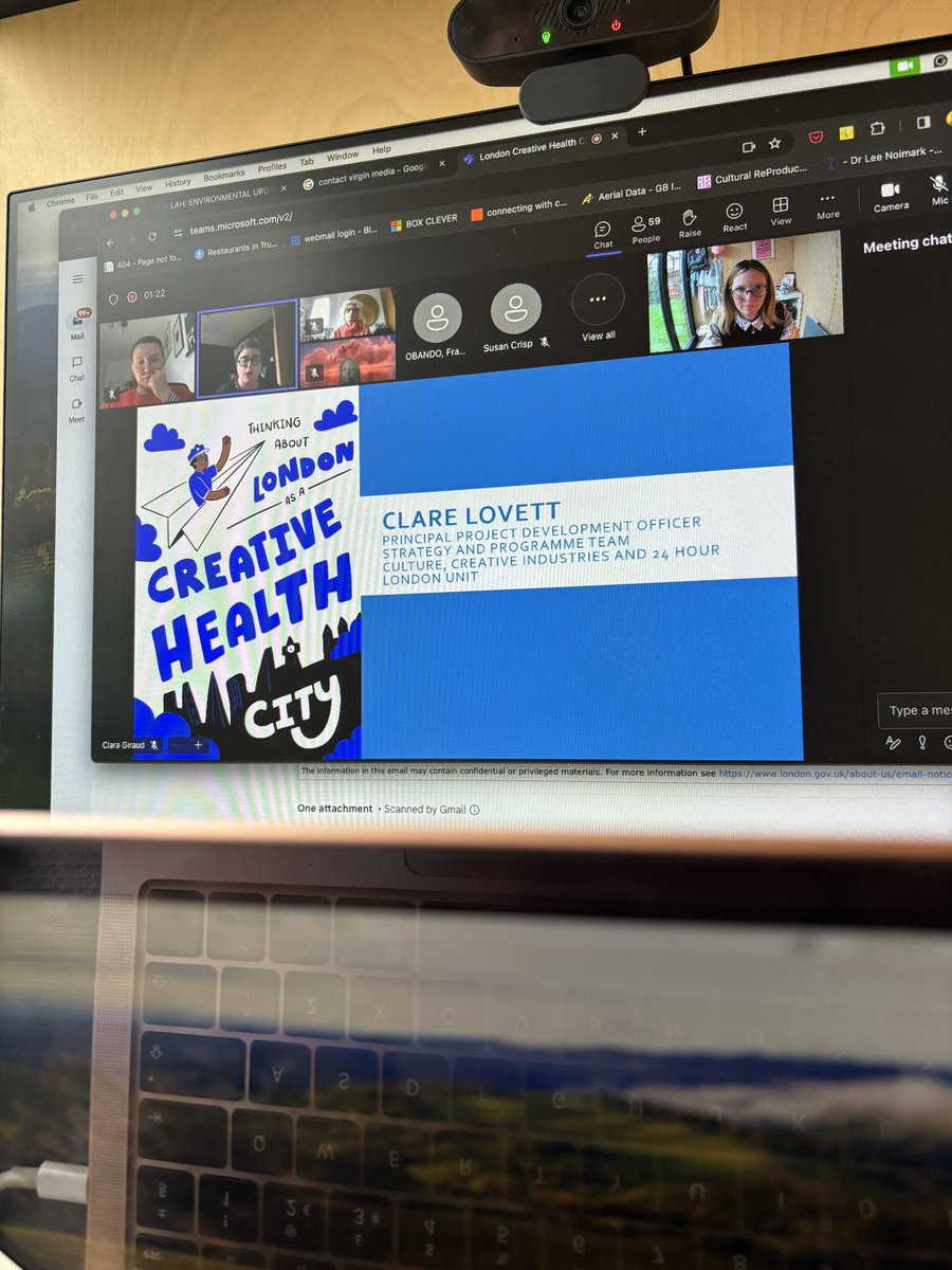 London Arts and Health (@lahartshealth) on Twitter photo We are presenting to the <a href="/MayorofLondon/">Mayor of London, Sadiq Khan</a> GLA team today about #CreativeHealth, reflecting on the programme of work that took place over 2023
<a href="/ItsNiceToMake/">Mah Rana</a> <a href="/gapal78/">Gay Palmer</a> <a href="/LDN_Culture/">Mayor of London's Culture team</a> We are presenting to the <a href="/MayorofLondon/">Mayor of London, Sadiq Khan</a> GLA team today about #CreativeHealth, reflecting on the programme of work that took place over 2023
<a href="/ItsNiceToMake/">Mah Rana</a> <a href="/gapal78/">Gay Palmer</a> <a href="/LDN_Culture/">Mayor of London's Culture team</a>
