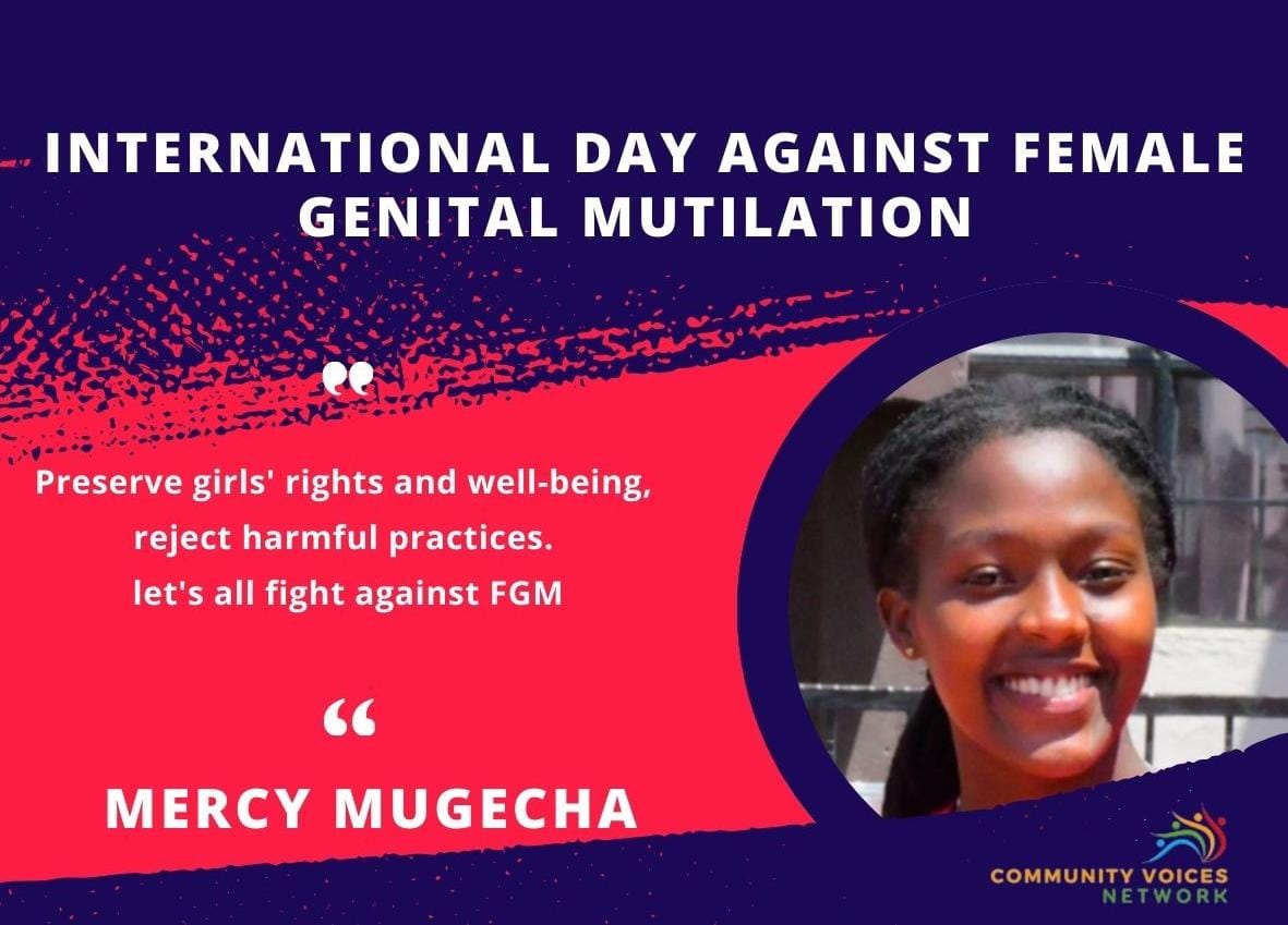 Let us all stand against FGM, let's protect our girls form this harmful practice  #CommunityVoices #EndFGM #VoicesAgainstFGMKe