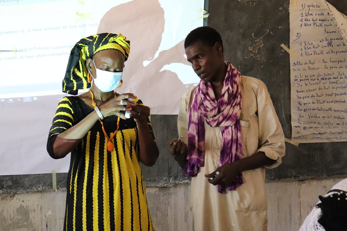 Une récente évaluation des interventions du projet #AICCRA🇸🇳 au profit des femmes transformatrice de lait, révèle une montée en confiance et en statut de ces femmes, avec des progrès fulgurants dans leurs compétences entrepreneuriales et d'hygiène.
Lire👉 aiccra.cgiar.org/news/entrepren…