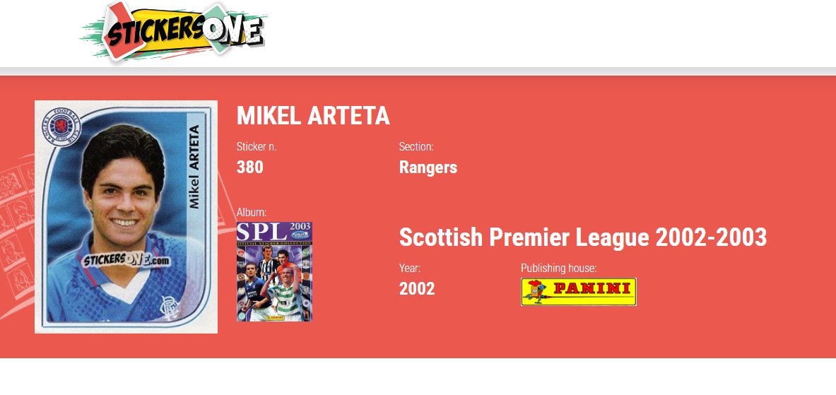 STICKERSONE_COM's tweet photo. #MIKELARTETA #ARTETA #figurine #thehobby #paninistickers #soccerstickers #soccercards #GotNeedGot #footballstickers #footballcards #futebol #calcio #football #tradingcards #figurinepanini #topps and much more ! #rt appreciated
#followback similar accounts https://t.co/prOAdgerD6
