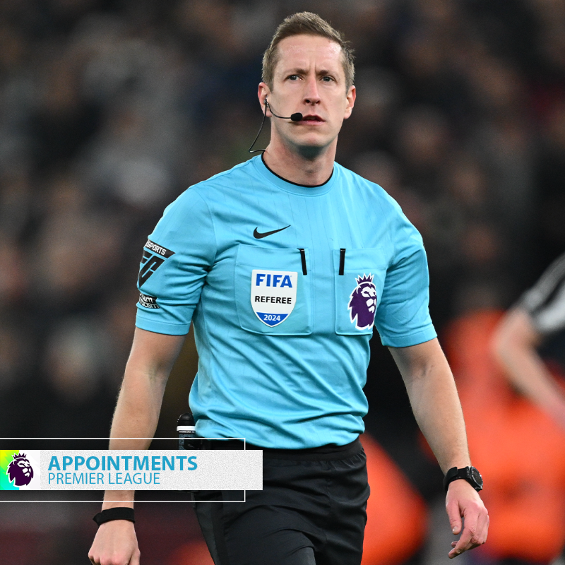FA_PGMOL's tweet photo. 📋 Match official appointments for upcoming #PL &amp; #EFL fixtures have been confirmed