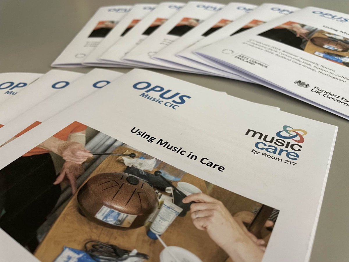 OPUS Music CIC (@music_health) on Twitter photo We’re pleased to be launching the first of our three free sessions for carers who want to learn how to incorporate music into their care practice. 🎶 We’ve got the OPUS team and a room full of wonderful people to make music with! 🥁🪇🪈🪗🪘<a href="/room217fdn/">MUSIC CARE by Room 217</a>
#MusicHealth #MusicCare We’re pleased to be launching the first of our three free sessions for carers who want to learn how to incorporate music into their care practice. 🎶 We’ve got the OPUS team and a room full of wonderful people to make music with! 🥁🪇🪈🪗🪘<a href="/room217fdn/">MUSIC CARE by Room 217</a>
#MusicHealth #MusicCare