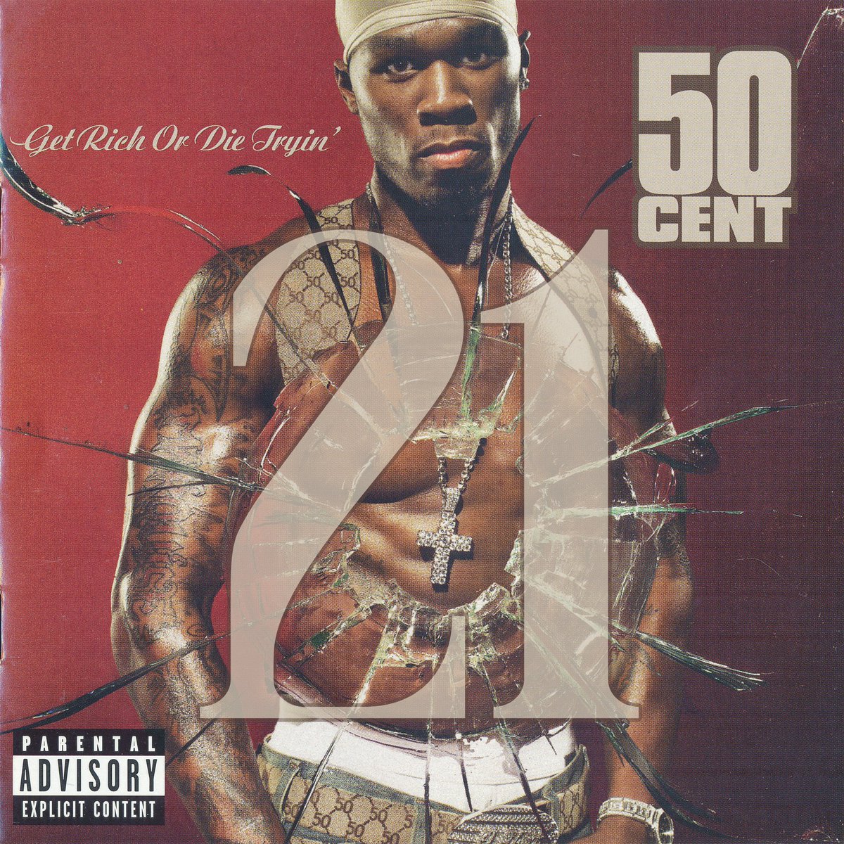50cent's tweet photo. 21% OFF All GRODT Gear! Today ONLY! Get your 21st Anniversary ‘Get Rich or Die Tryin’ tees today while they last • https://t.co/xkQn7udySS

 #GRODT21 #GetRichorDieTryin https://t.co/SjEQRGZ25g