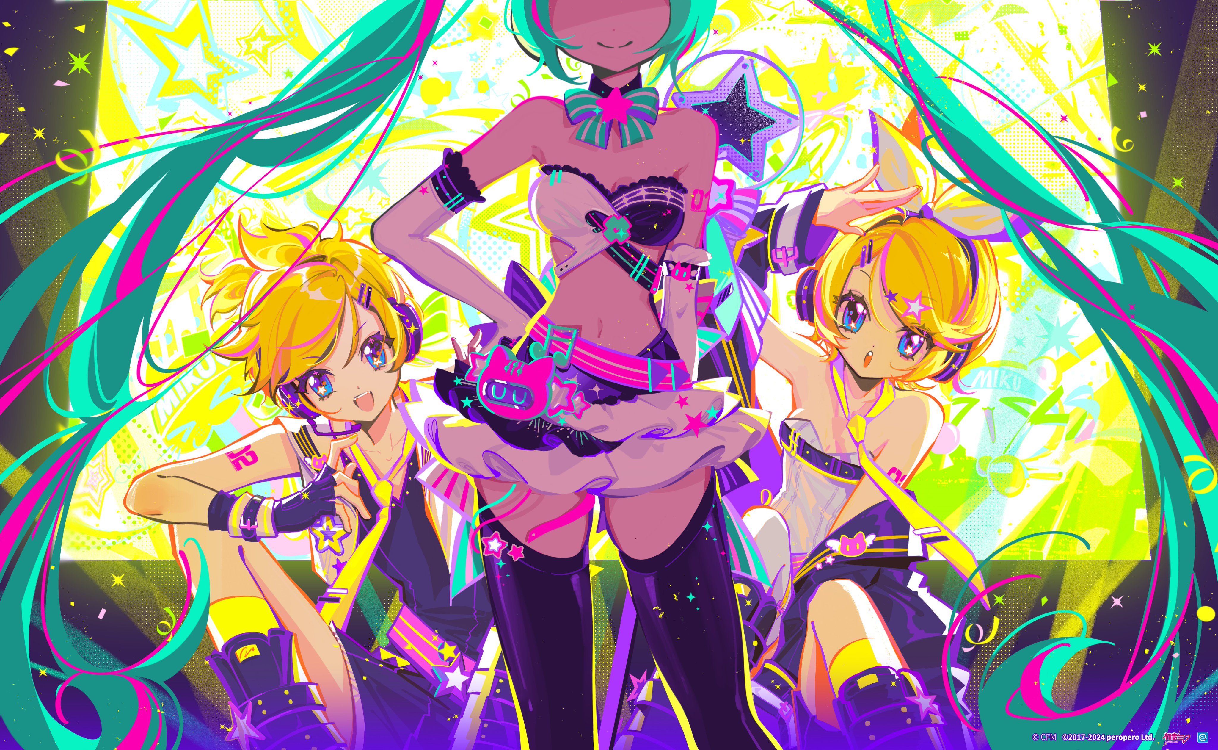 鏡音リンレン muse dashコラボグッズ アクスタ 海外限定