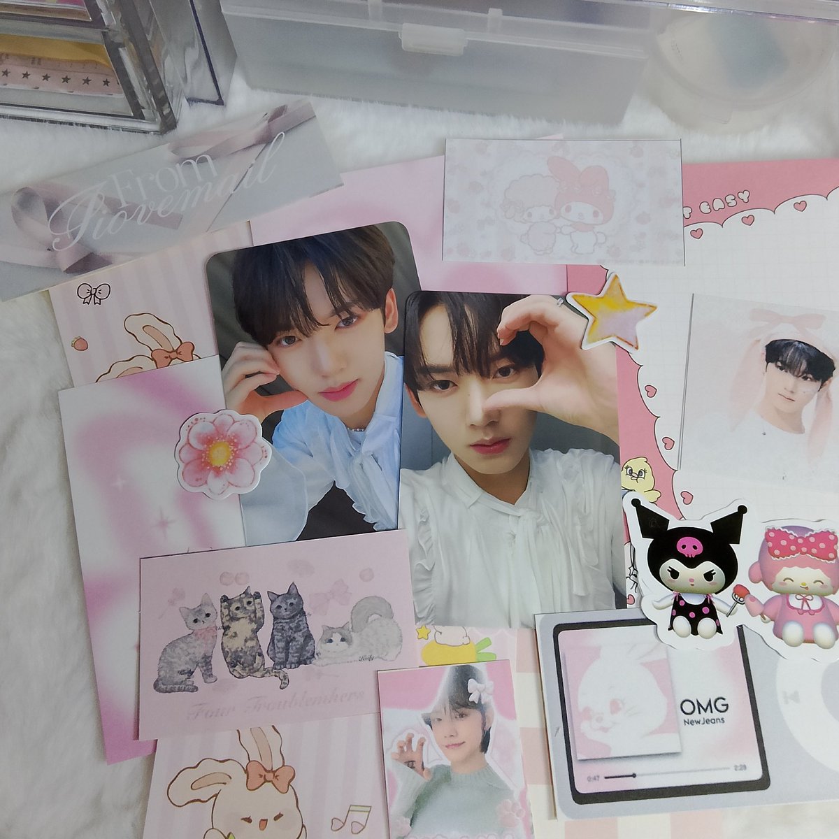 bbeoyujin's tweet photo. ⠀ ⠀ ⠀ ⠀ ⠀ ⠀ ⠀ ⠀ ⠀ ˚₊‧꒰ა ☆ ໒꒱ ‧₊˚

    ⠀ ⠀ ⠀hello @iiovemail! thank you so much for letting me adopt yujin l-holder set >< i love the packaging sm 🤍🩷 he arrived to me safely, until our next transaction <3 <3 

                         #completevin #iiovefeed https://t.co/w9YWRoswmz