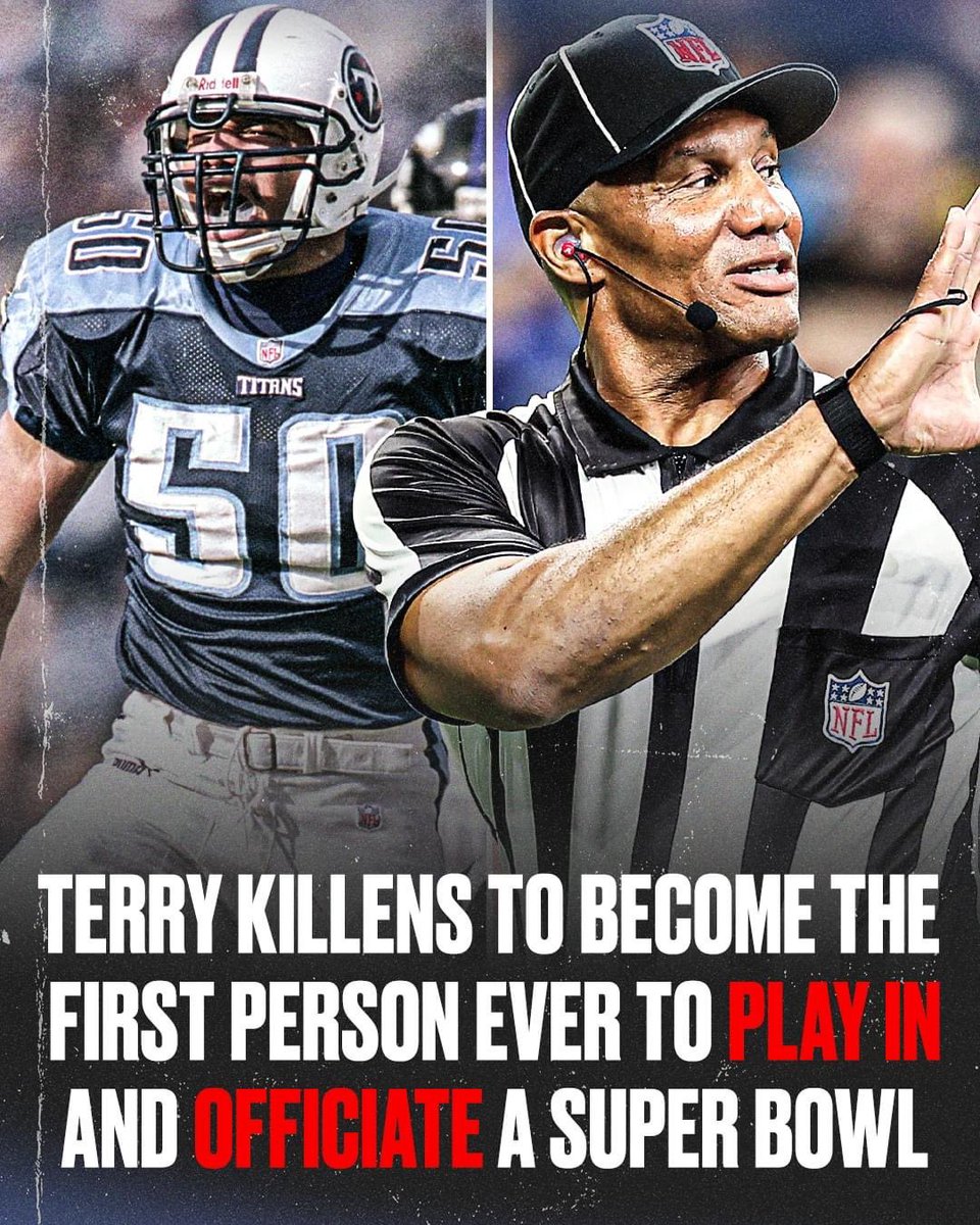History will be made this year at the Super Bowl! 
Killens was a member of the 1999 Tennessee Titans team that played in Superbowl XXXIV
📸 courtesy of <a href="/espn/">ESPN</a>