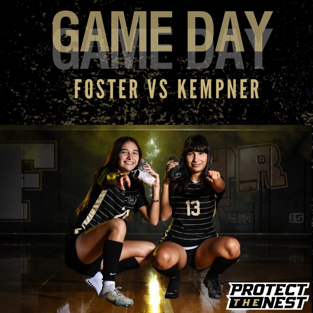 Calling all Foster fans! It’s Game Day at the Nest!! 5:30/7:15!💛⚽️🖤 #ptn #WWWT