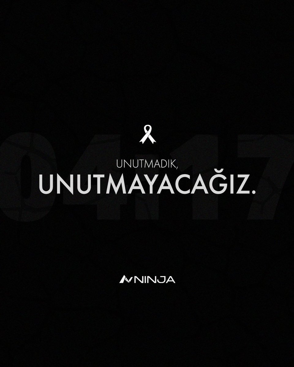 NinjaCompanyGG's tweet photo. Unutmadık, unutmayacağız.   

Ülkemizi derinden etkileyen 6 Şubat 2023 depreminde hayatını kaybeden vatandaşlarımızı rahmetle anıyor, ailelerine ve yakınlarına sabır diliyoruz.

#6Şubat2023 https://t.co/dnbLVEBJz0