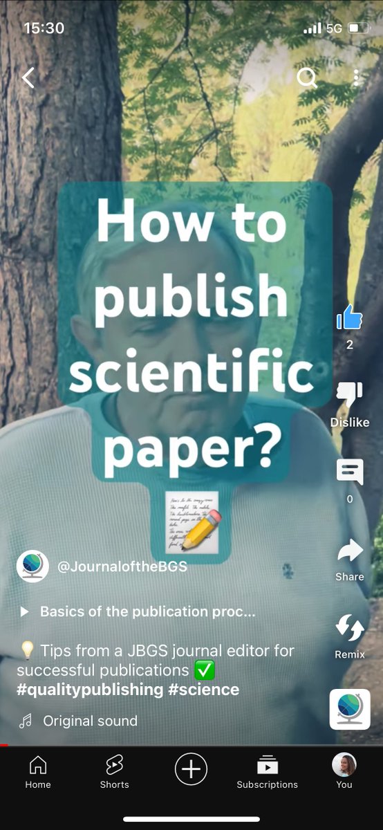 💡Tips for newcomers in the publication process provided by our subject #Editor Robert Begg | Watch now as a #YouTube short 🎥 here: youtube.com/shorts/ufYmU1A…