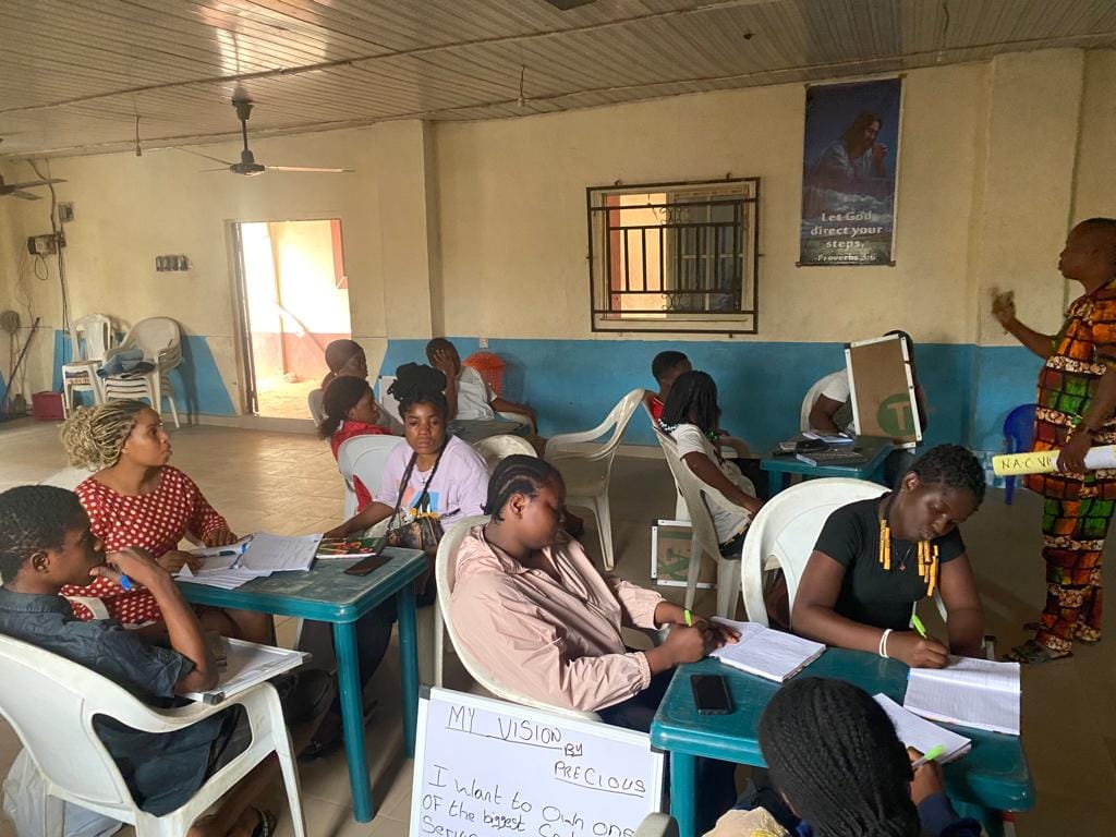 aneejnigeria's tweet photo. As part of the implementation of the Brighter Futures project in Edo, target beneficiaries in Oka-N Ighi Zevbihen community under the 4th intervention cycle continued their training session yesterday. https://t.co/NdeSROF60s