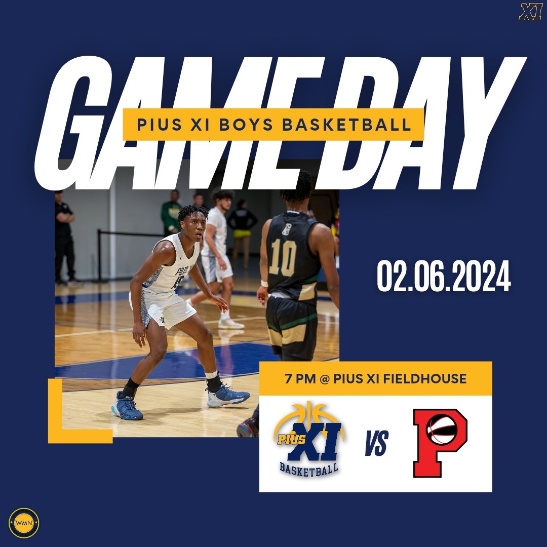 WiseMediaWMN's tweet image. @PXI_Athletics Events - Tuesday, February 6

@PiusXIBBall Home Games vs Pewaukee | Varsity 7 PM | JV 5:30 PM | JV-2 4:15 PM
@PiusLadyballer Road Games @ Pewaukee | Varsity 7 PM | JV 5:30 PM

#PiusXI #RollPopes #WeAreTheMightyPopes #WisBB