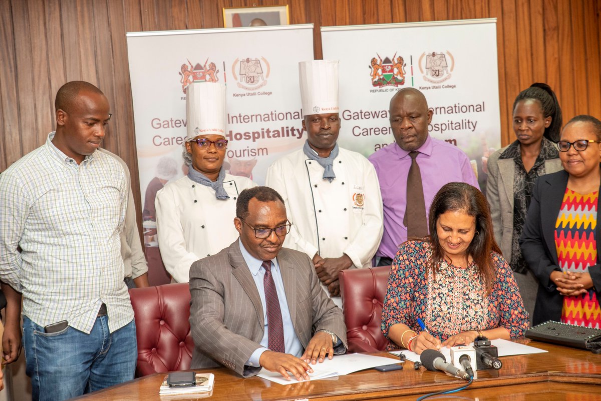 KenyaUtalii's tweet image. The two Institutions have partnered in holding a “Bakers’ Competition and Expo”, an event that will benefit respective entities and contribute significantly to the advancement of the baking community. #bakinglove #bakingcompetition