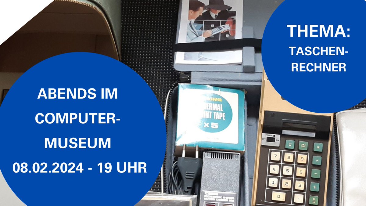 Uni_Stuttgart's tweet image. Am Donnerstag gibt das #Computermuseum der #UniStuttgart online wieder einen Einblick in die Welt der #Informatik. Thema des Abends: die ersten #Rechenmaschinen, die in einen &quot;Akten&quot;-koffer passten.👉 bit.ly/480A0dS
📷: Computermuseum