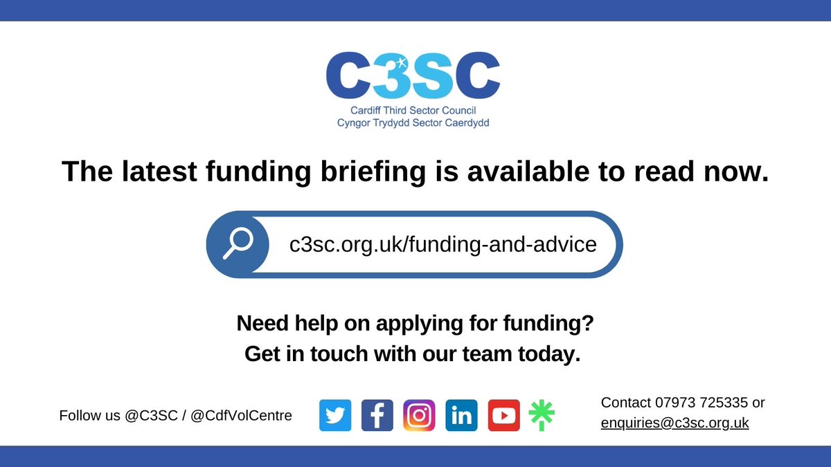 C3SC's tweet photo. Do you find it hard to look for appropriate #funding?
The C3SC Funding Briefing collates all funding opportunities into one document to help save you time! 

Look at the latest funding briefing for February here: https://t.co/QEOnkYKyi8 https://t.co/uQmPcUkxcS