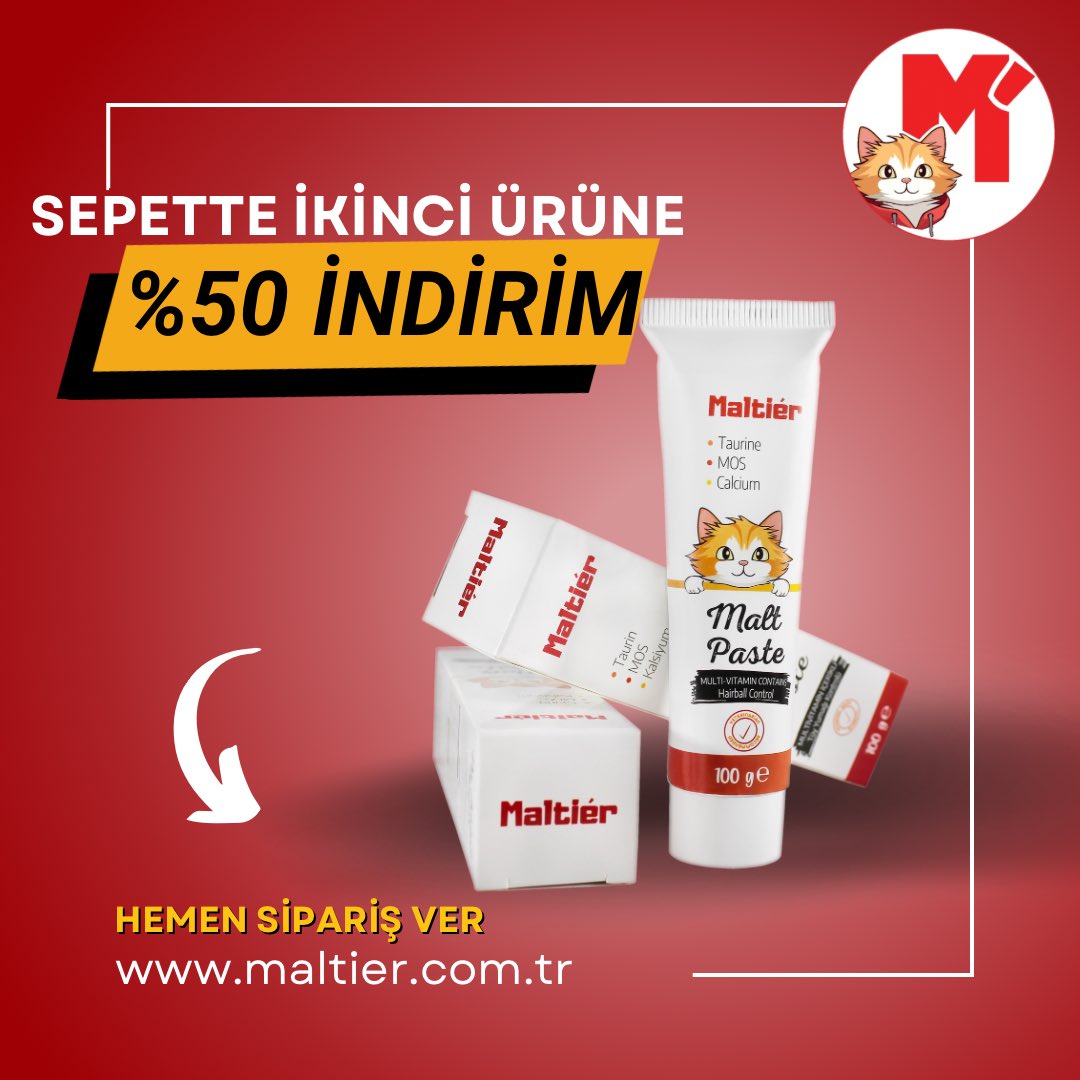 maltier_tr's tweet photo. https://t.co/KcfR5dlkJd 
Kampanyamızdan yararlanmak için acele  edin🏃‍♀️💨🤗🐈🐾

#maltier #amazon #trendyol #kedi #kedimaltı #maltpaste #kedimacunu #kediler #vitamin #kedivitamini https://t.co/vqGwKD1rDV