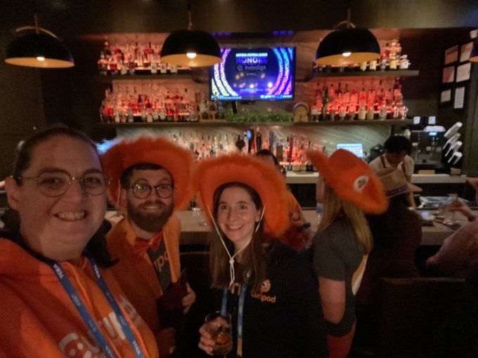 curipodofficial's tweet photo. Thank you to everyone who joined our Curiosity Meetup last night celebrating 3 million students engaged with Curipod! 🧡

We love being able to spend time with you all - this was such a highlight of TCEA! 

And y'all rock the cowboy hats 🔥 https://t.co/YBMsXqU2rI