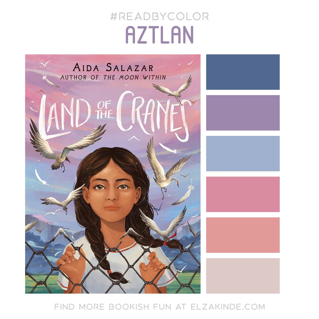 #ReadByColor with LAND OF THE CRANES by @aida_writes!

Find a rainbow of Middle Grade book recommendations on my blog: elzakinde.com/category/readb… #IReadMG #mglit