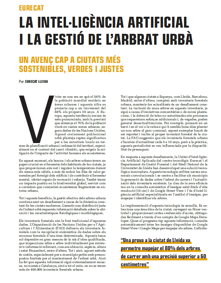 Luivelasquez014's tweet photo. Les comparto un artículo de divulgación publicado en @segrecom_lleida sobre mi trabajo de tesis. 

Muchas gracias a @Eurecat_news por darme la oportunidad y el espacio de estudiar este tema tan apasionante los últimos cuatro años. 

🌳🏙️ https://t.co/tllk6FaqEw