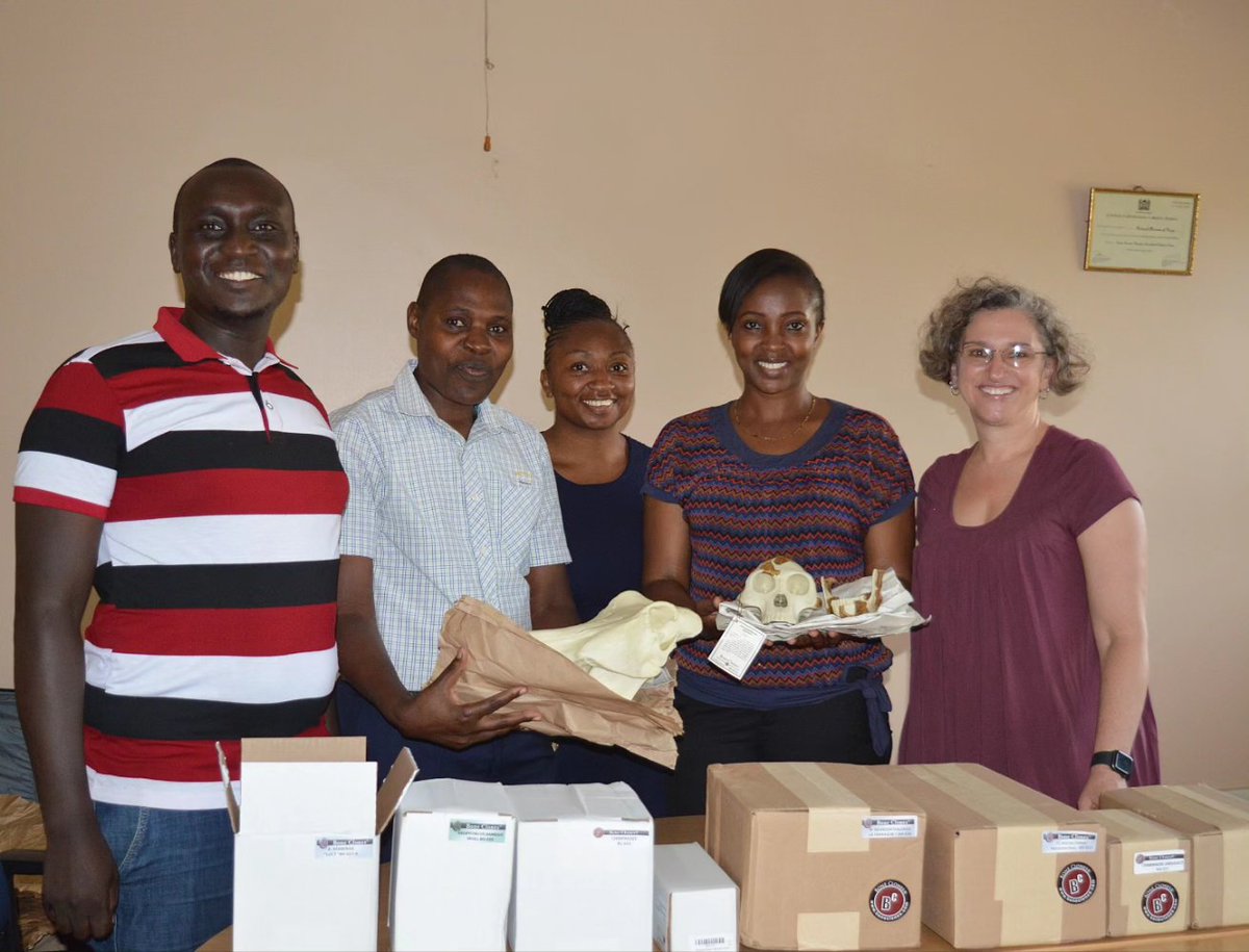 NMK & Smithsonian unite for a unique education initiative on Turkana Boy, enriching materials with skull casts. Dr. Frederick Manthi received the donation on behalf of Director General #MuseumEducation, #ExperientialLearning, #21stCenturySkills .