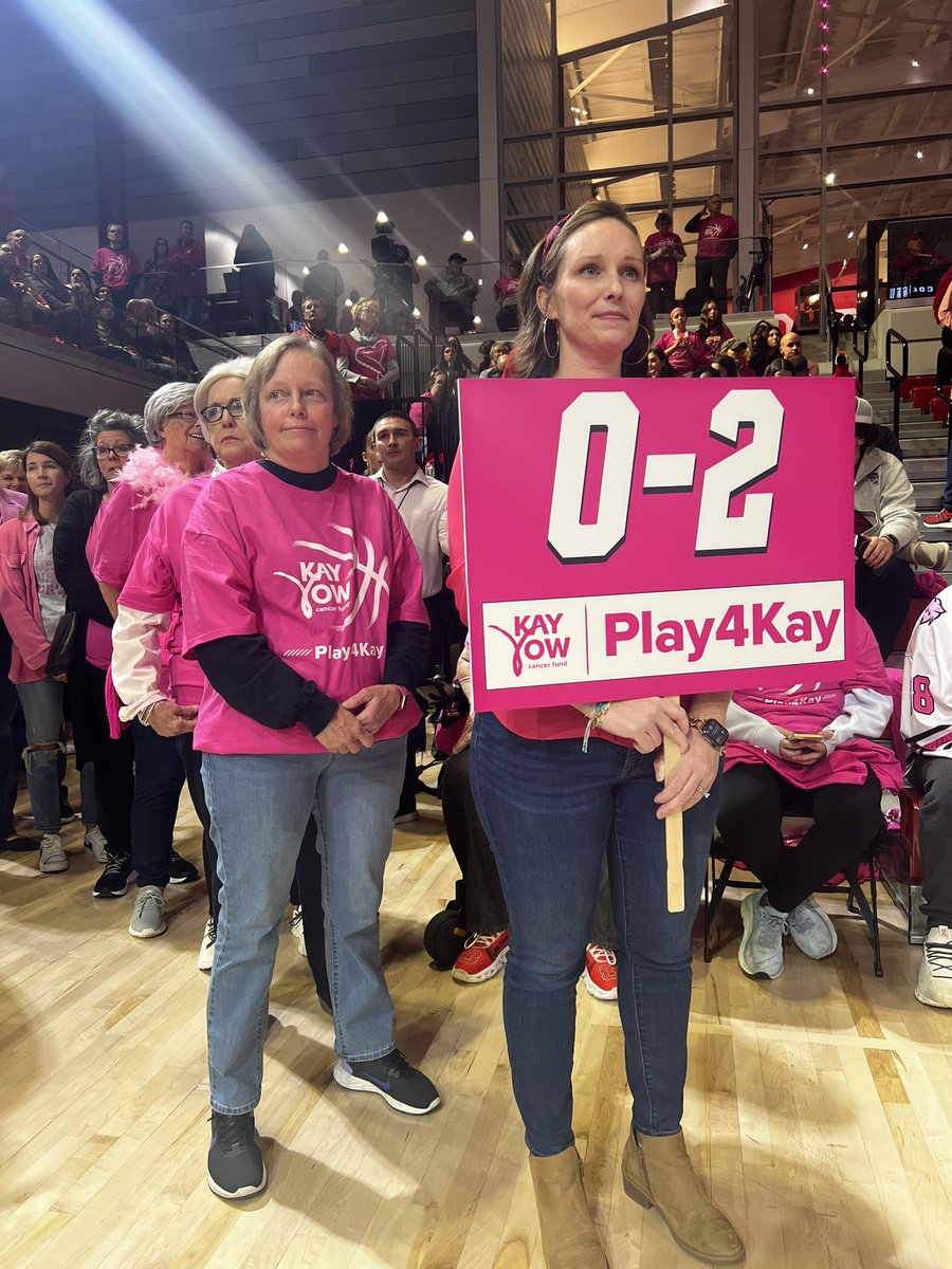 EmilyCaudle18's tweet photo. About last night.. 

Why we do what we do! 🤟🏼🩷🏀

Also, if yall didn’t know @PackWomensBball is ON FIRE!!!! #3 looks good on you ladies 

#Play4Kay 
#WolfPACK 
@KayYowFund https://t.co/v667SP1upY